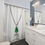 Thumbnail: Emerald Pendant Shower Curtain — Luxe Jewelry Bathroom Décor