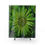 Thumbnail: Green Daisy Shower Curtain — Vibrant Macro Floral Bathroom Decor