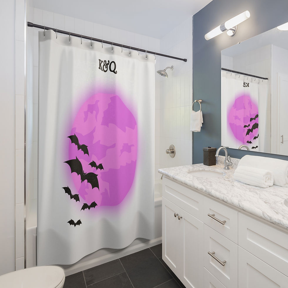 Thumbnail: Purple Moon Shower Curtain