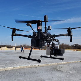 Drone flying mapping mission