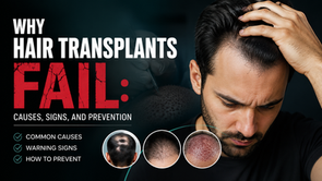 hair transplant failure signs: Causes, Signs, and Prevention