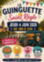 🎉 Guinguette – 1ère édition à Saint-Règle ! 🎶🍕