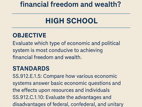 Pathways to Financial Freedom: Economic Systems & Forms of Government