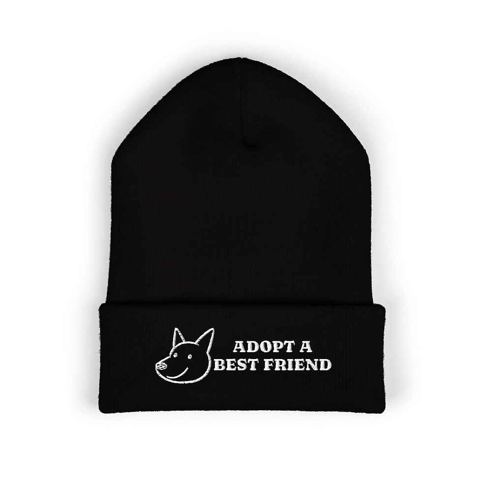 Thumbnail: Adopt a Best Friend Embroidered Beanie