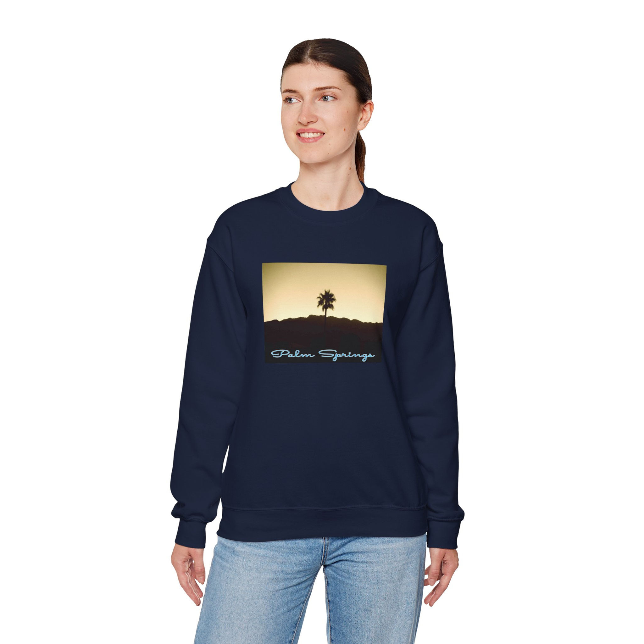 Palm Springs Retro Sweatshirt – Unisex Casual Wear