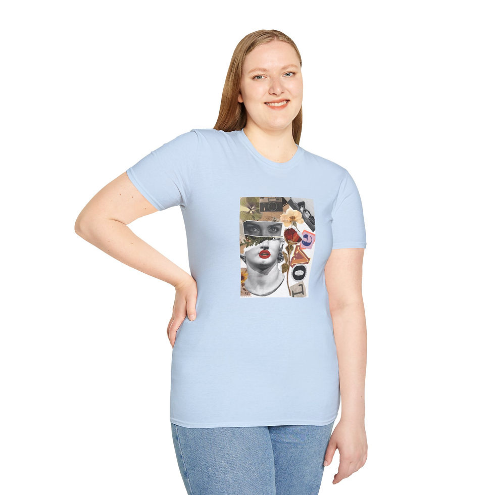 Thumbnail: Vintage Love Collage Unisex Softstyle T-Shirt