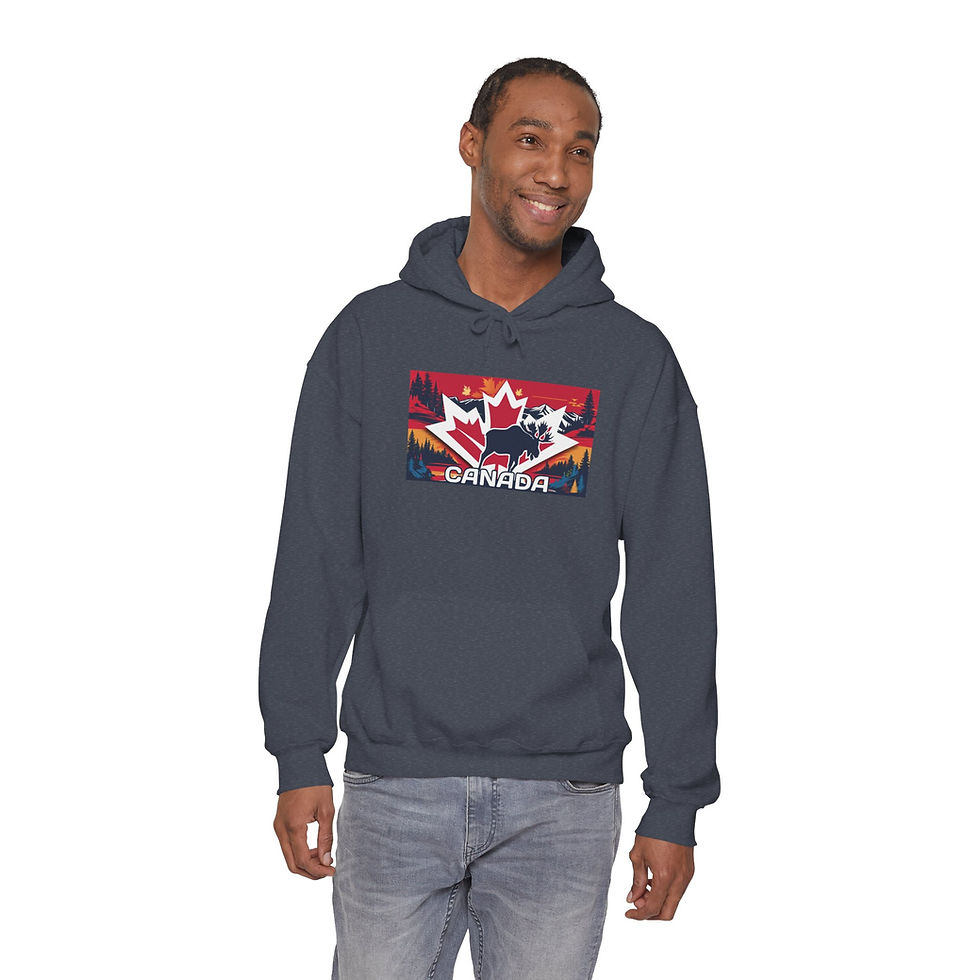 Thumbnail: Canada Hooded Sweatshirt, Unisex Warm Hoodie 