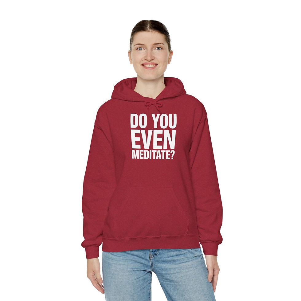 Thumbnail: Do You Even Meditate Unisex Heavy Blend™ Hoodie