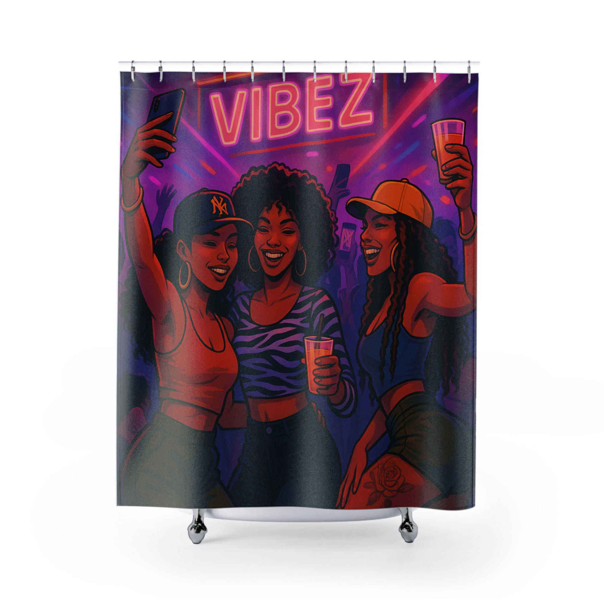 Shower Curtains - Vibe Out Design