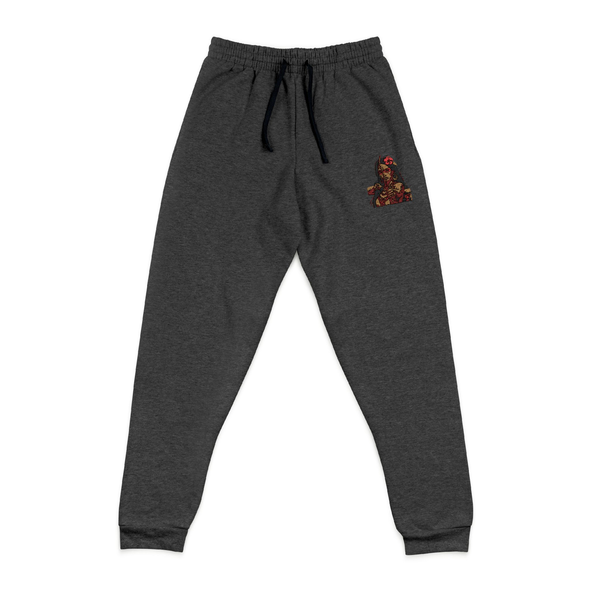 Keep Fighting Embroidered Joggers — Motivational Sweatpants