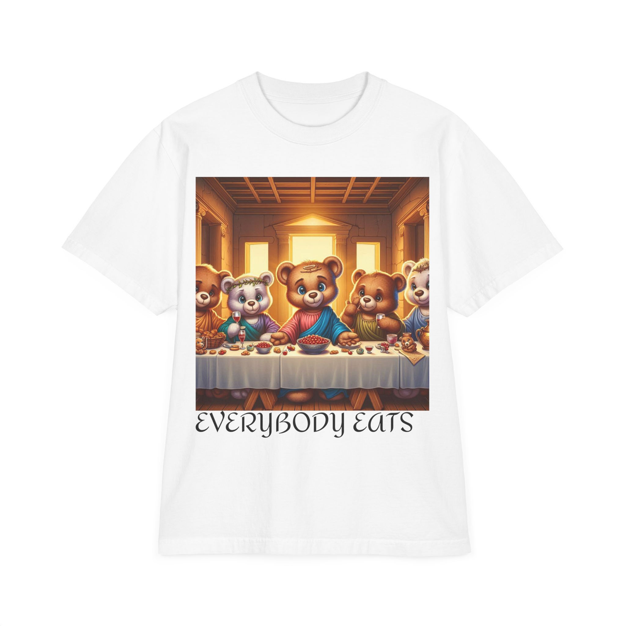 Everybody Eats Unisex T-Shirt - Fun Graphic Tee for Food Lovers