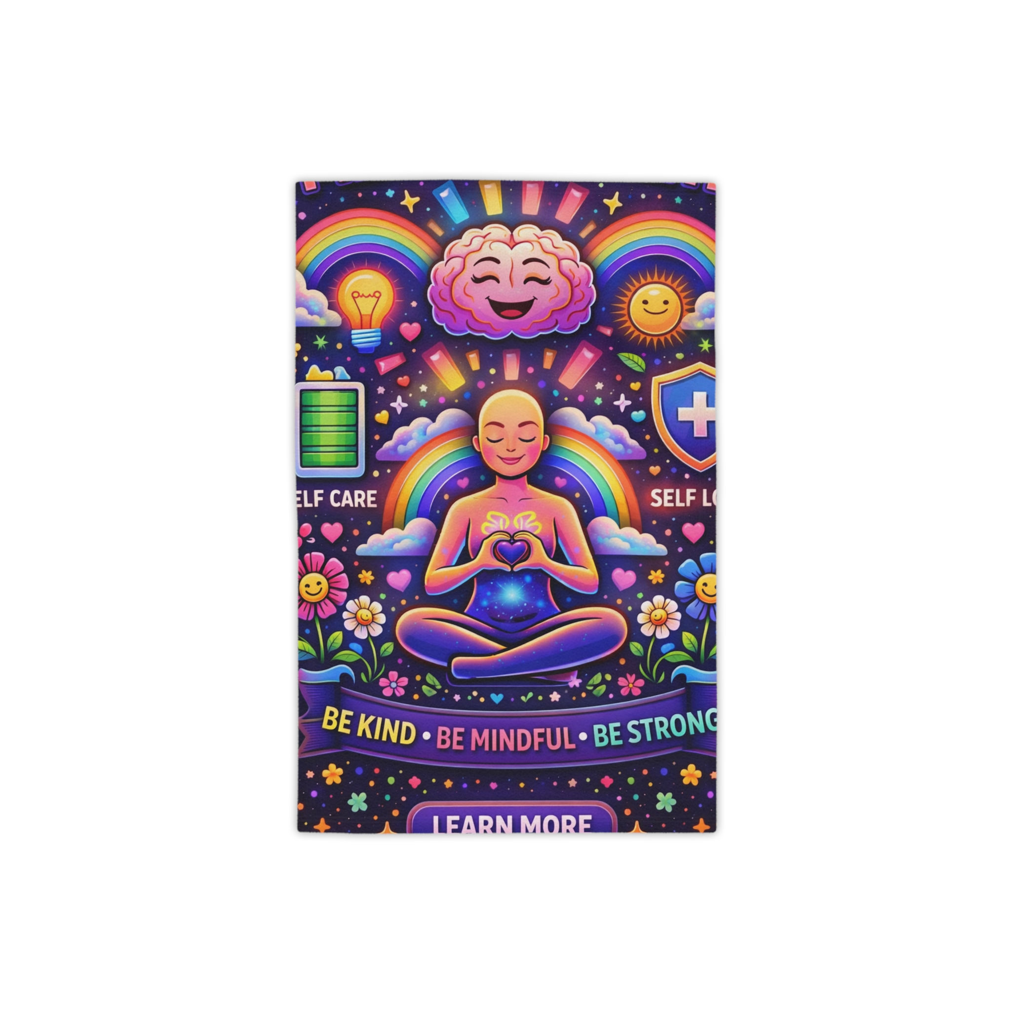 Beach Towel — "Beach time" Printed Summer Towel