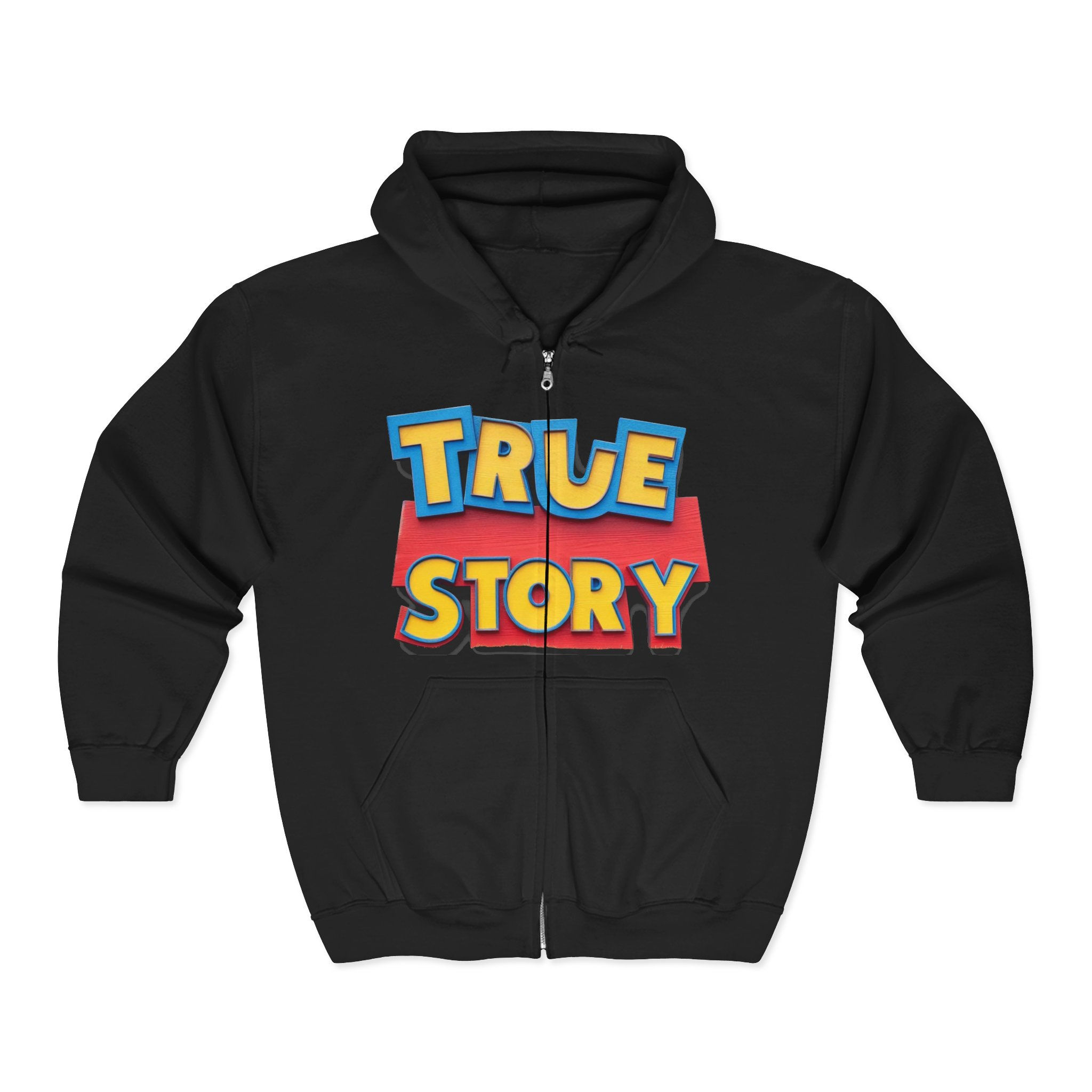 Energy Never Lies Zip Hoodie — Inspirational Full-Zip Sweatshirt