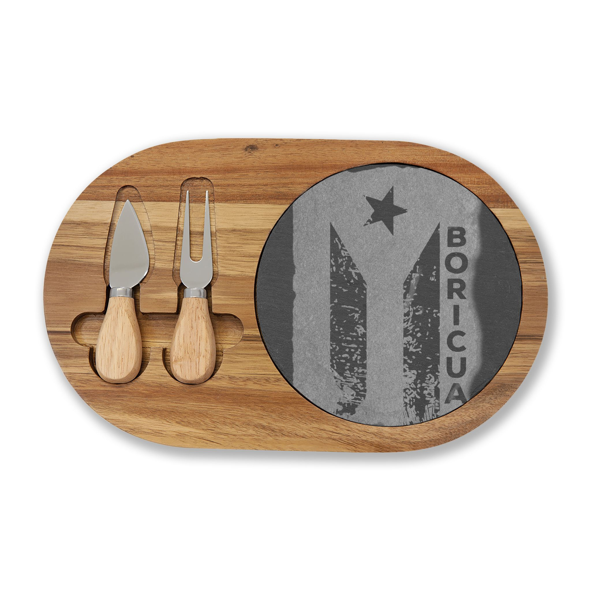 Engraved Charcuterie Board — "Eat Up"