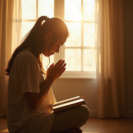 Someone praying
