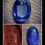 Thumbnail: Anillo de oro y zafiro 18 q 14 x 10 mm con escudo grabado