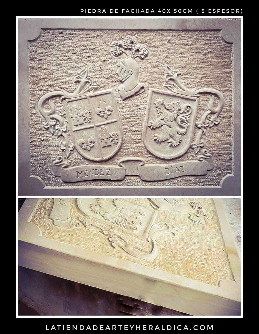 Miniatura: Escudos en piedra de fachada