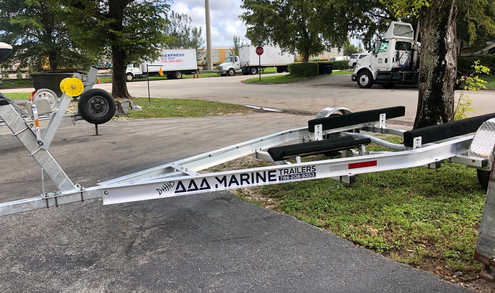 All Aluminum single axle boat trailer