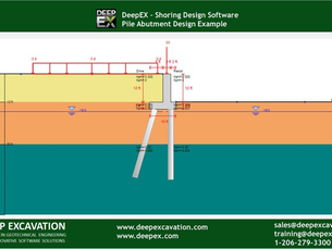 Example Video: Pile Supported Abutment Design