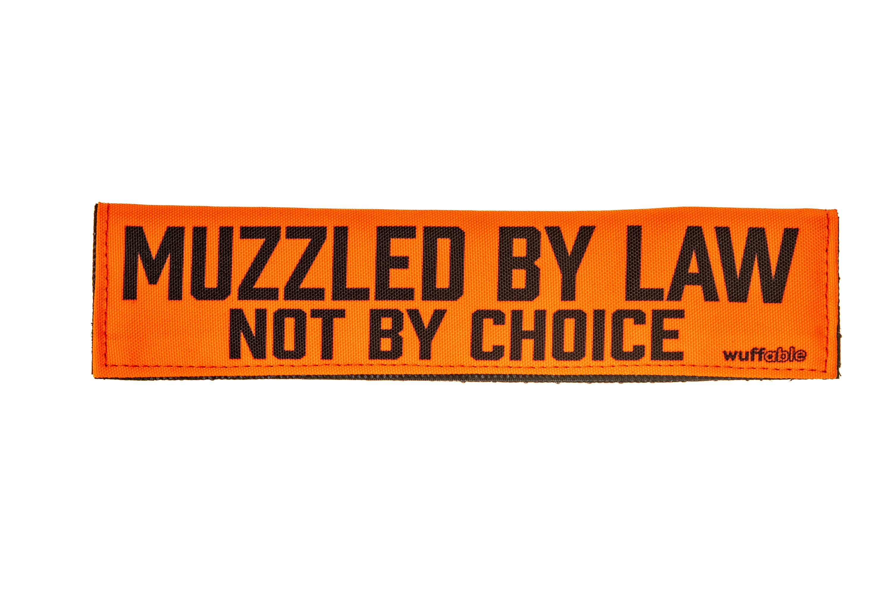 Muzzled By Law - Not By Choice - Awareness Lead Sleeve