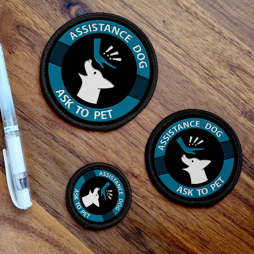 Ask to Pet - Round Patch