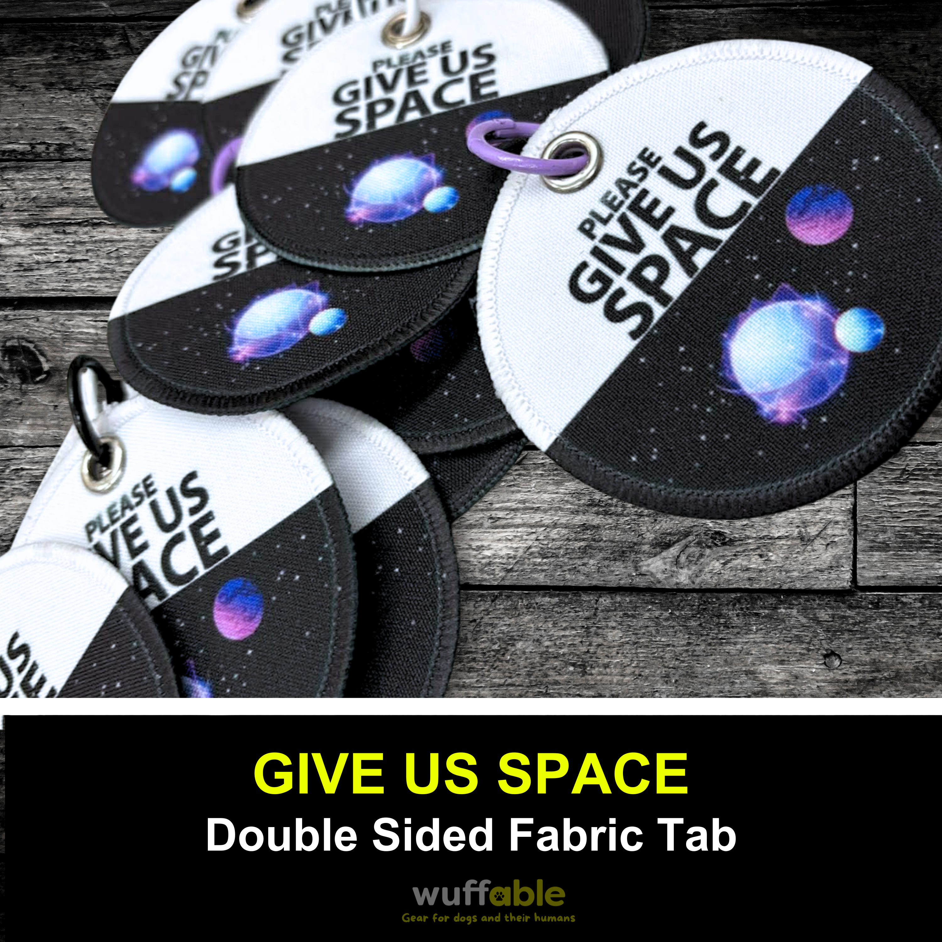 Give Us Space - Round Patch Tab
