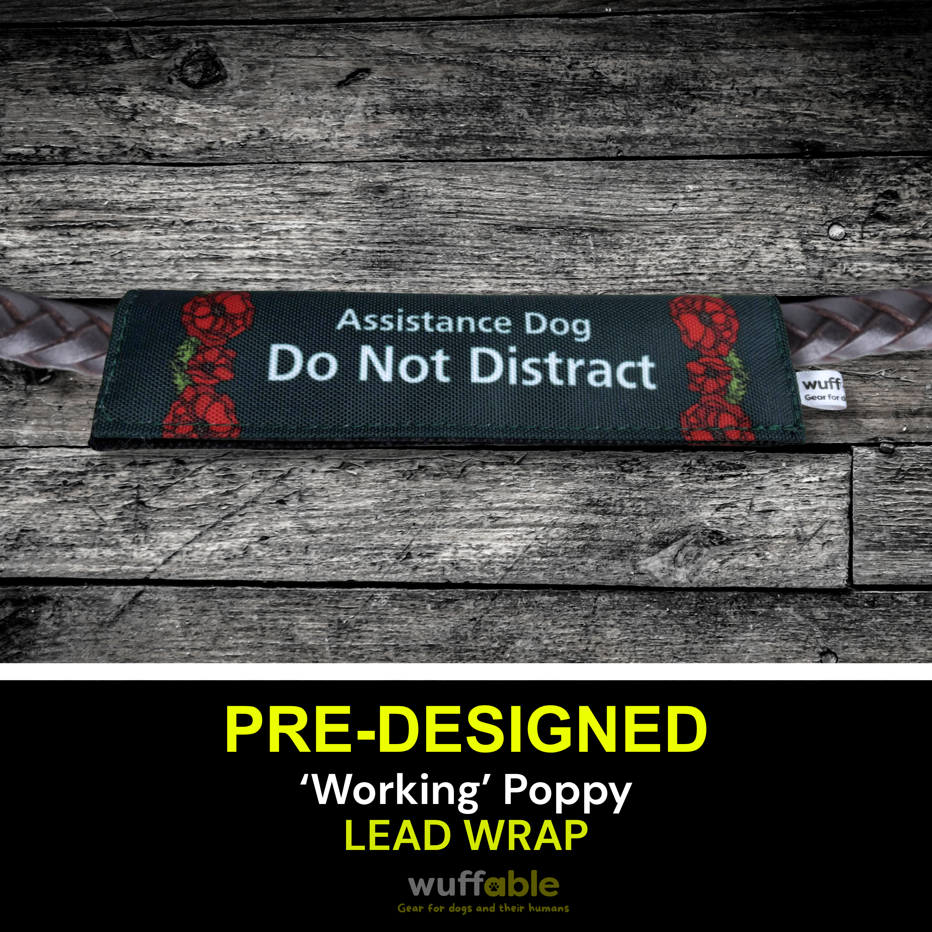 Pre-Designed "Working" Poppy Field - Lead Wrap