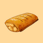 Crispy Apple Pie Roll Dessert Art