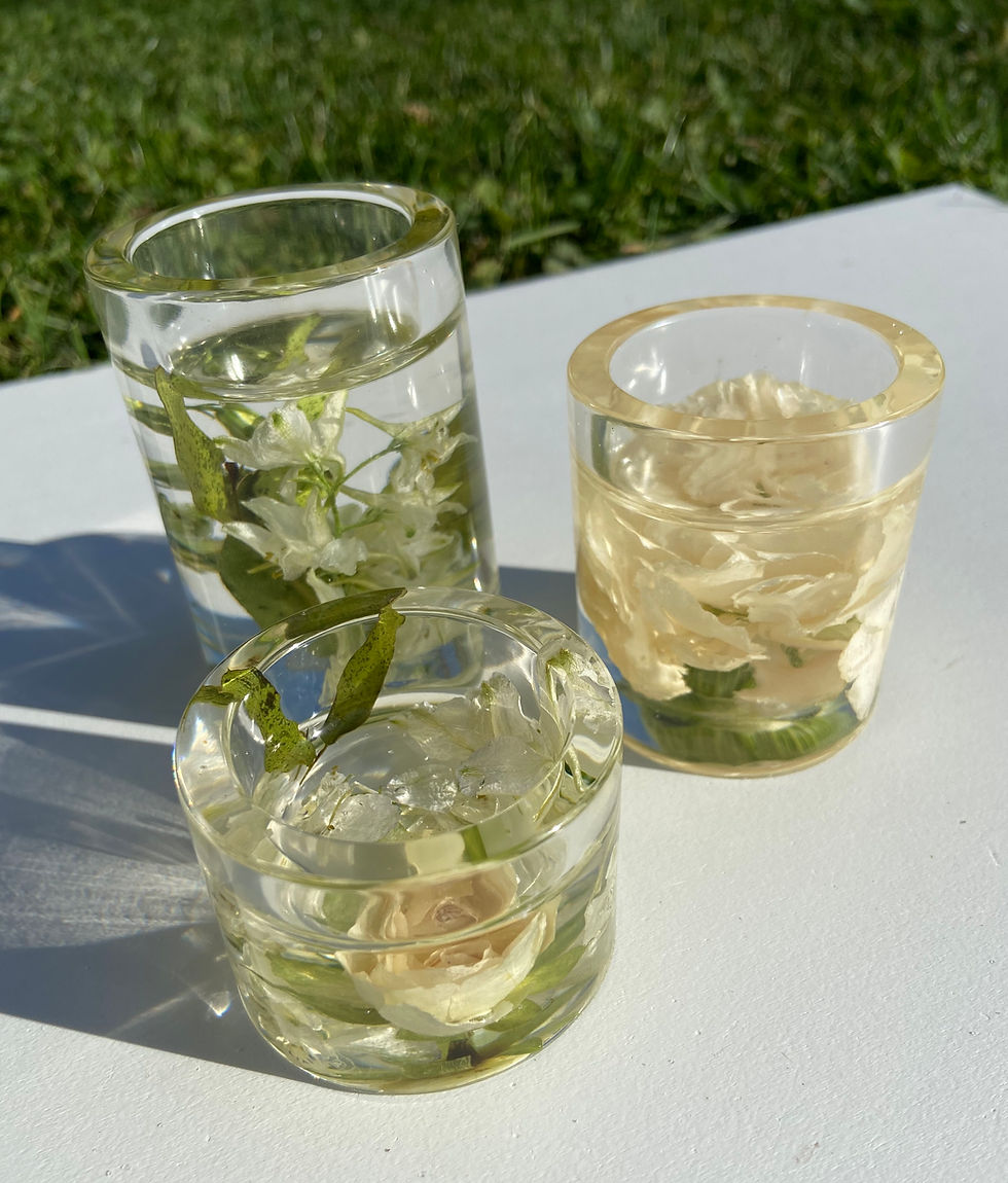 Thumbnail: Small Tea light Candle Holders 2” (Set of 3)