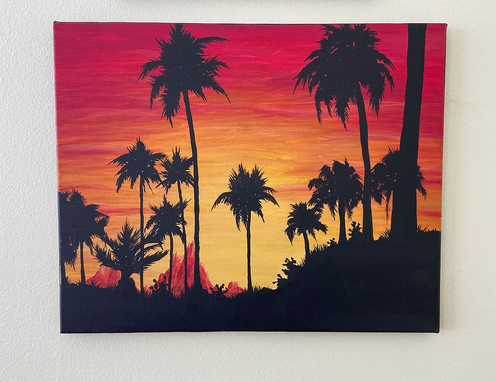 Cali Sunset 30" x 24"- SOLD