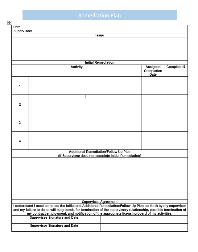 Thumbnail: Supervision form