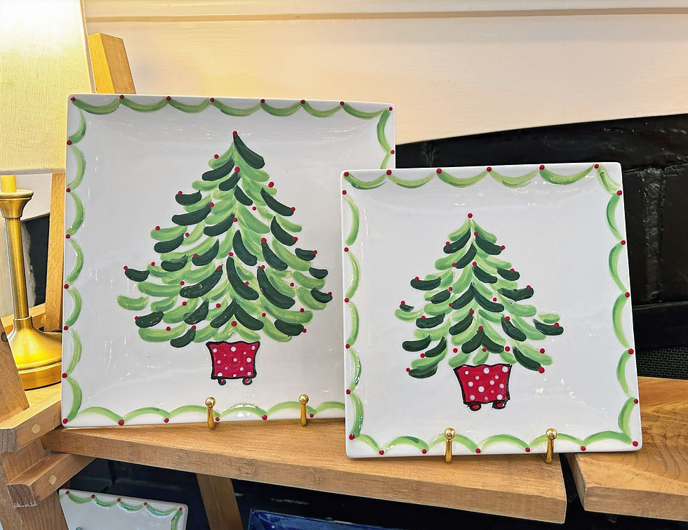 Thumbnail: Holiday Tree Ceramic Plate
