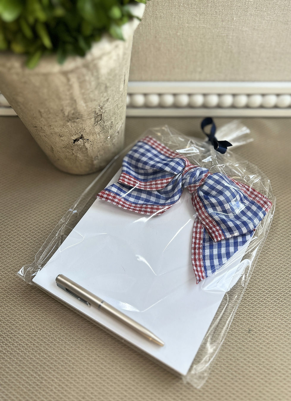 Thumbnail: Red, White & Blue Ribbon Notepad