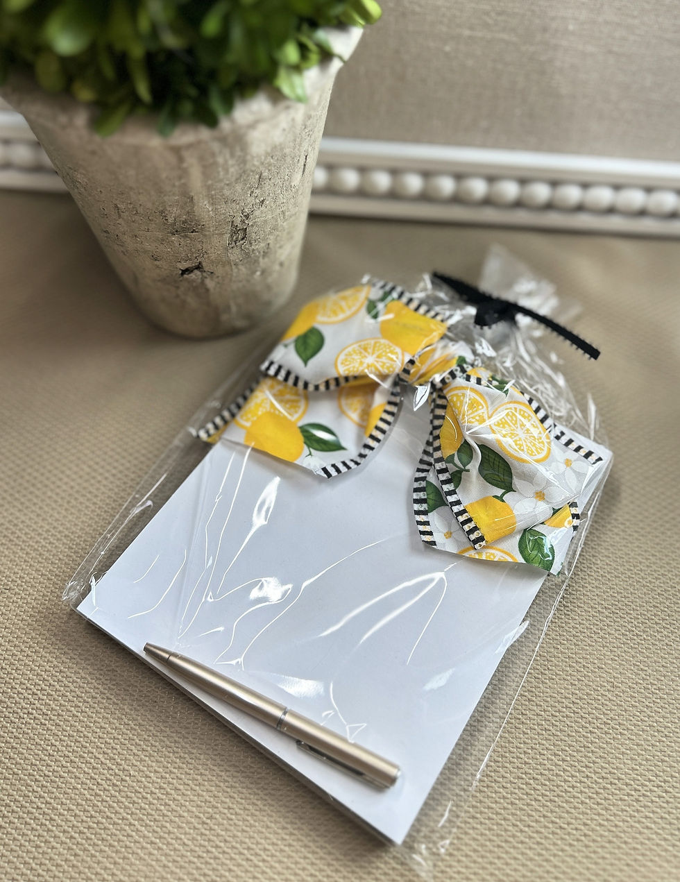 Thumbnail: Lemon Ribbon Notepad