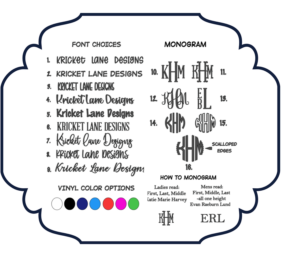 Thumbnail: font Lilly Fabric Bag Tag | Luggage Tag | Personalized kricket lane designs