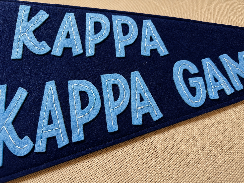 Thumbnail: Kappa Kappa Gamma Felt Pennant Flag