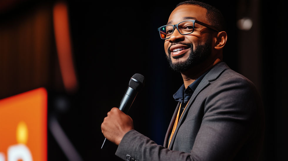 Male Giving Talk at Michigan's Largest Real Estate Show.jpeg