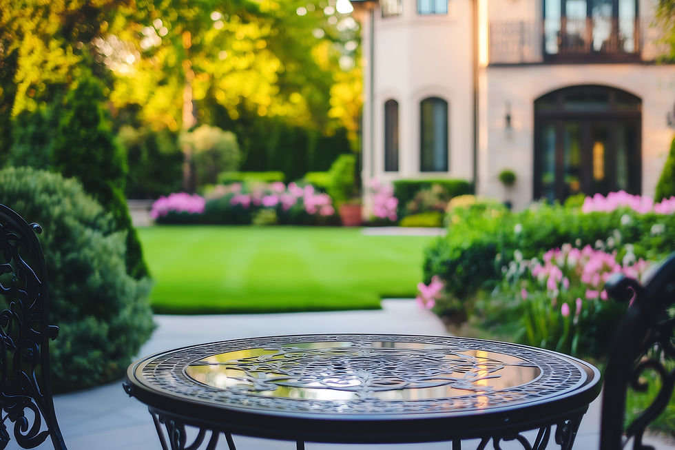 Elegant Roundtable in Luxury Garden.jpeg