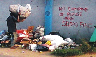 TASKFORCE WARNS AGAINST INDISCRIMINATE REFUSE DUMP