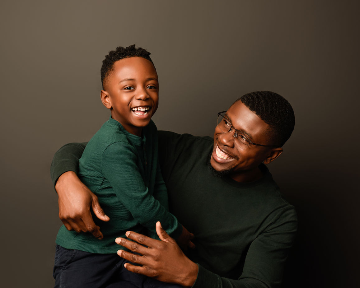 Ottawa engagement portrait in studio