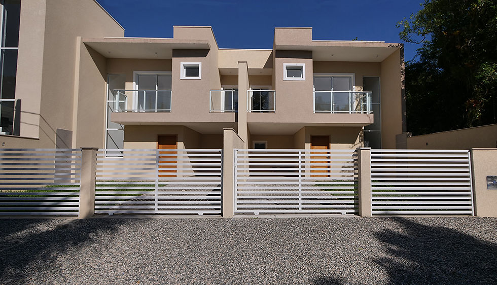 Sobrados geminados 124,75 m2 - Alcance