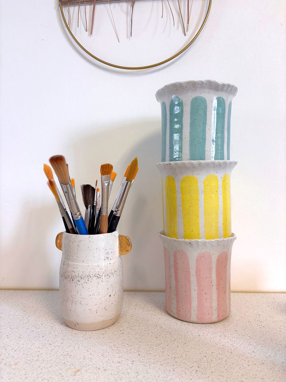 Thumbnail: Bayadere Brush holder pot