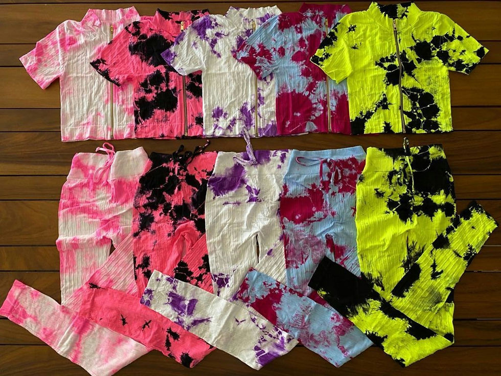 Miniatura: Set de 2 piezas (Polera con cierre + Legging)