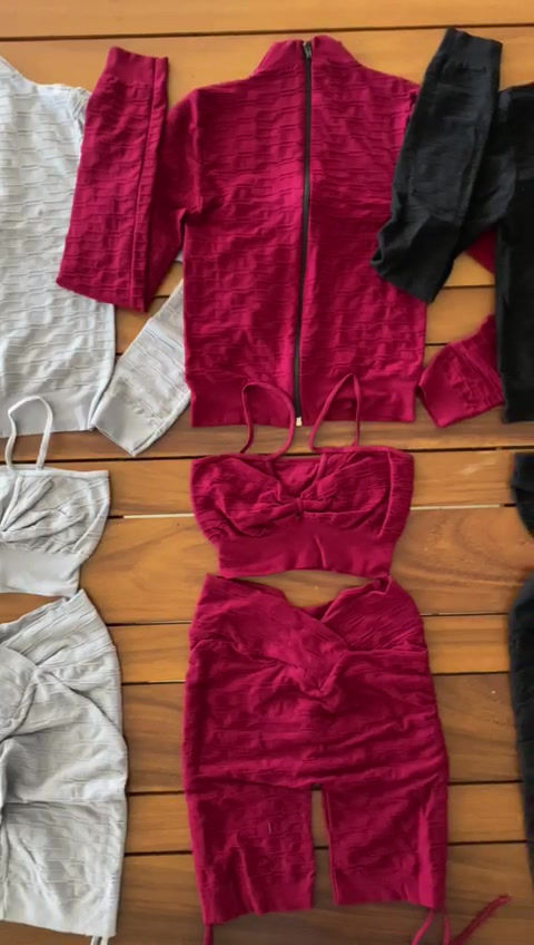 Miniatura: Set de 3 piezas (Chamarra +Top + Leggin)