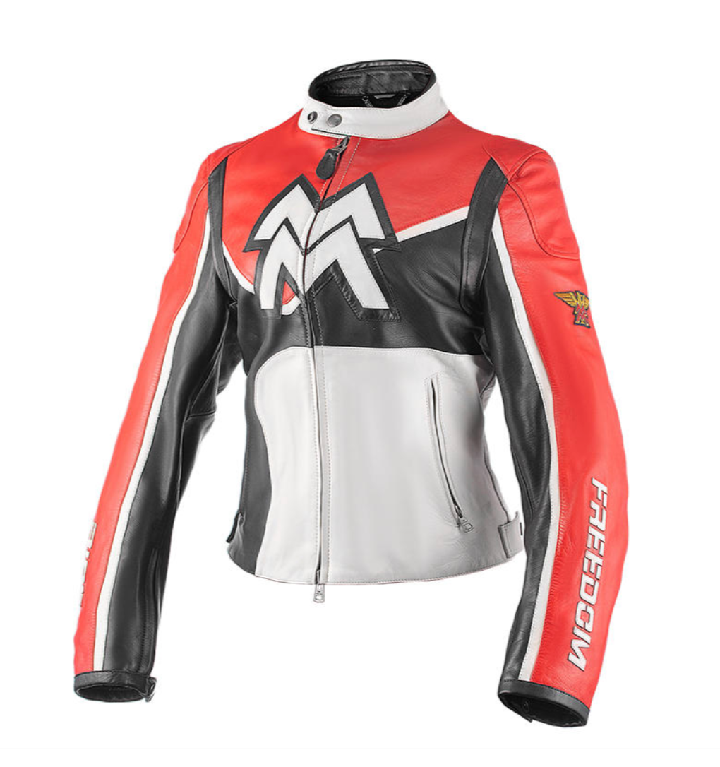 Jaqueta de Couro Feminina Original Moto Morini