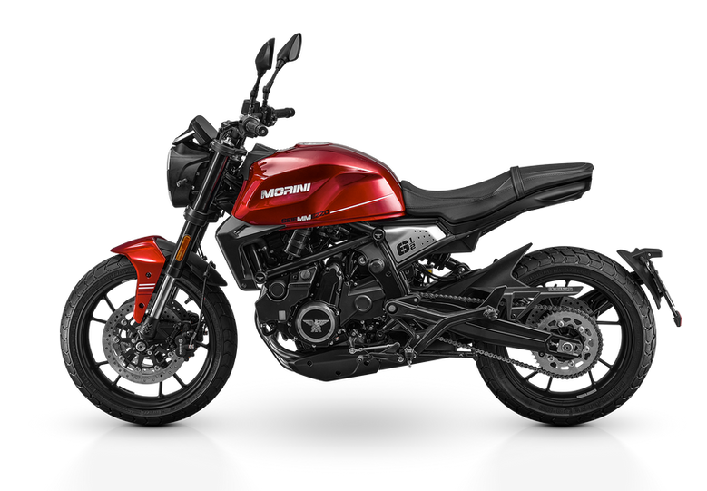 Seiemmezzo STR vermelha moto morini png