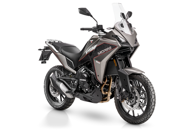 Moto morini X-Cape 650 cinza Lado Png