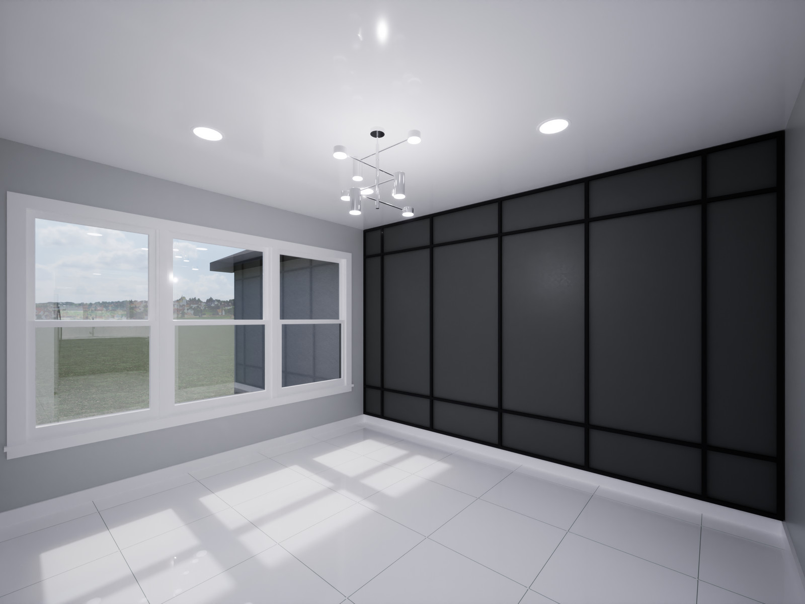 Dining room accent wall