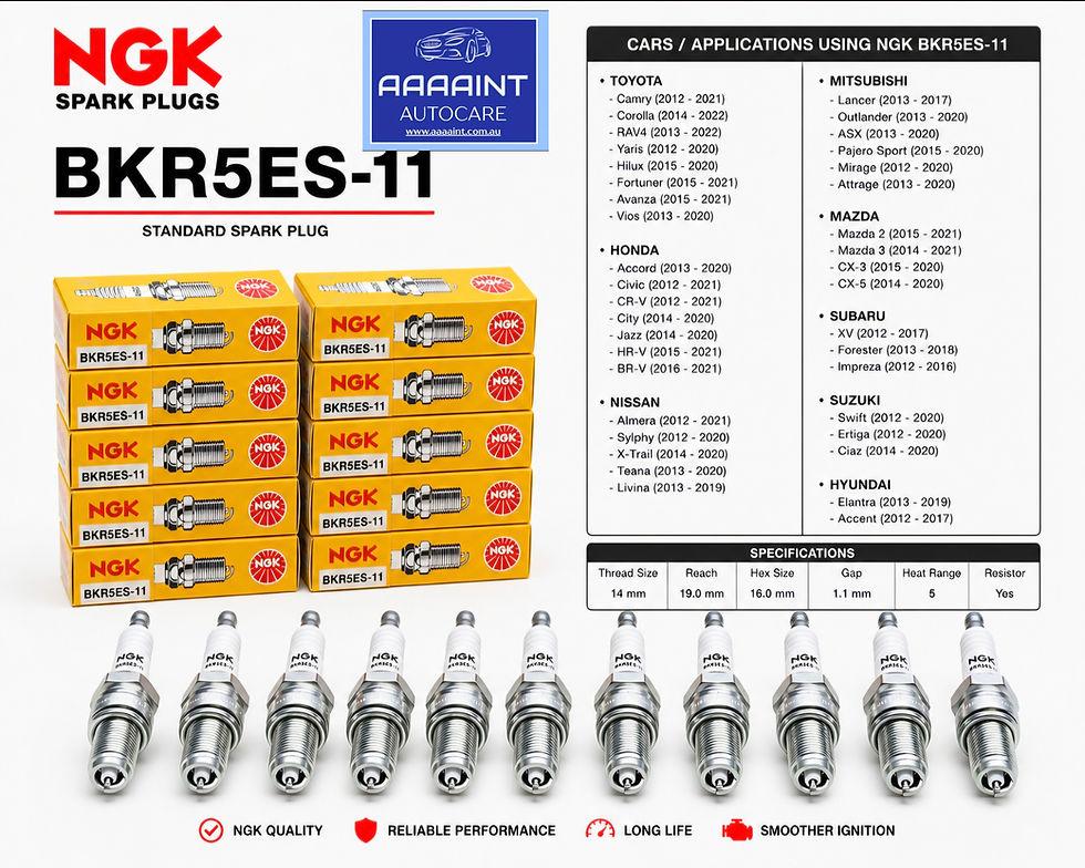 Thumbnail: NGK BKR5ES-11 x 10 Spark Plugs for Hyundai Kia Mitsubishi Nissan & Chevrolet