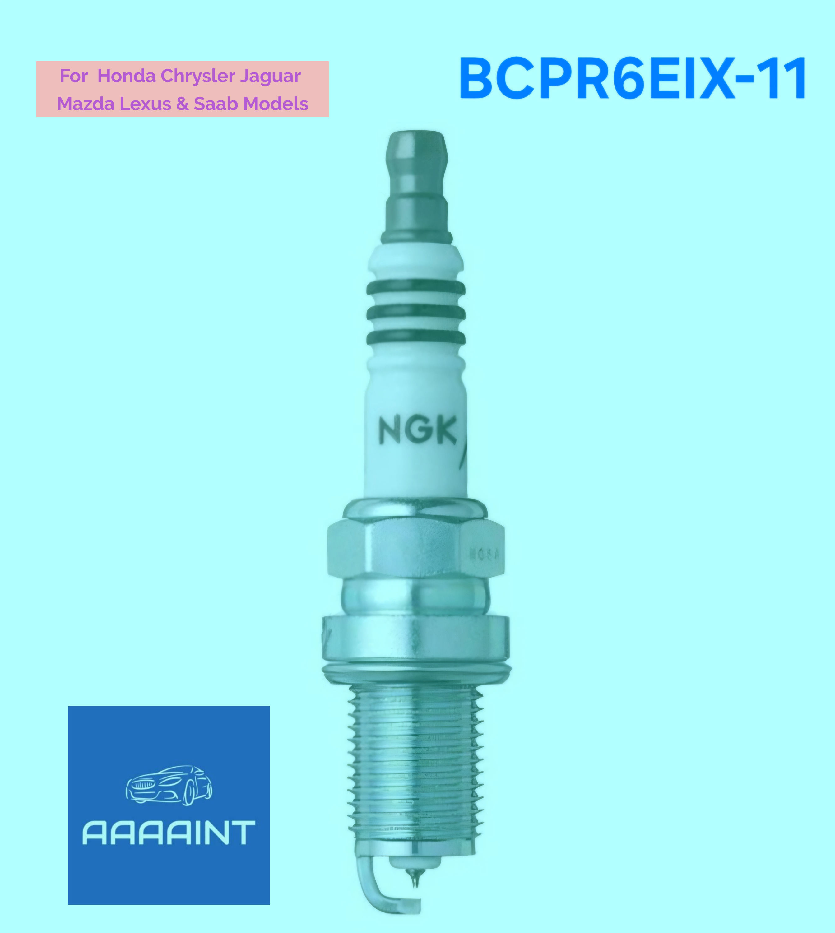 NGK BCPR6EIX-11 Iridium IX S/P for Honda Chrysler Jaguar Mazda Lexus Saab